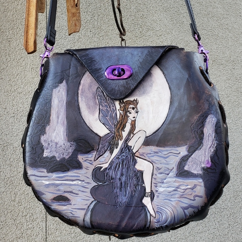 9oz Leather Hatbox Bag / Purse